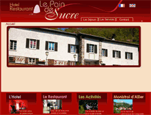 Tablet Screenshot of hotel-restaurant-monistrol.com